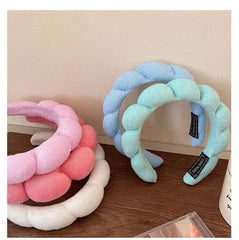 Cyflymder Fashion Sponge Headband For Women Hair Accessories Multifunction Head Band For Face Washing Makeup Removal Shower Hair Band