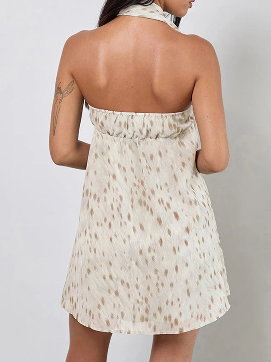 Cyflymder  Elegant Floral Print Off-Shoulder Dress with Ruffled Hemline and Matching Belt for Women s Summer Fashion