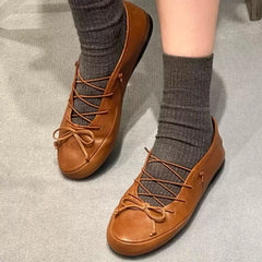 Cyflymder  Fashion New Bow Tie Comfortable Work Sneakers Spring and Autumn Hot Selling Elegant Sexy Round Toe Casual Flat Shoes Women's
