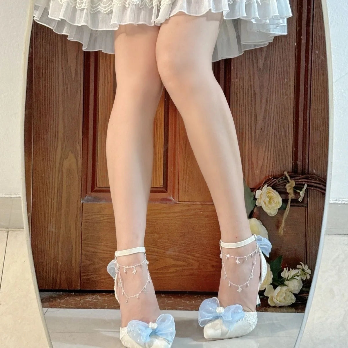 Cyflymder  Elegant woman heeled shoes bridal wedding heels elegant party shoes lolita cosplay y2k accessories High heels 2000s heels 40 41