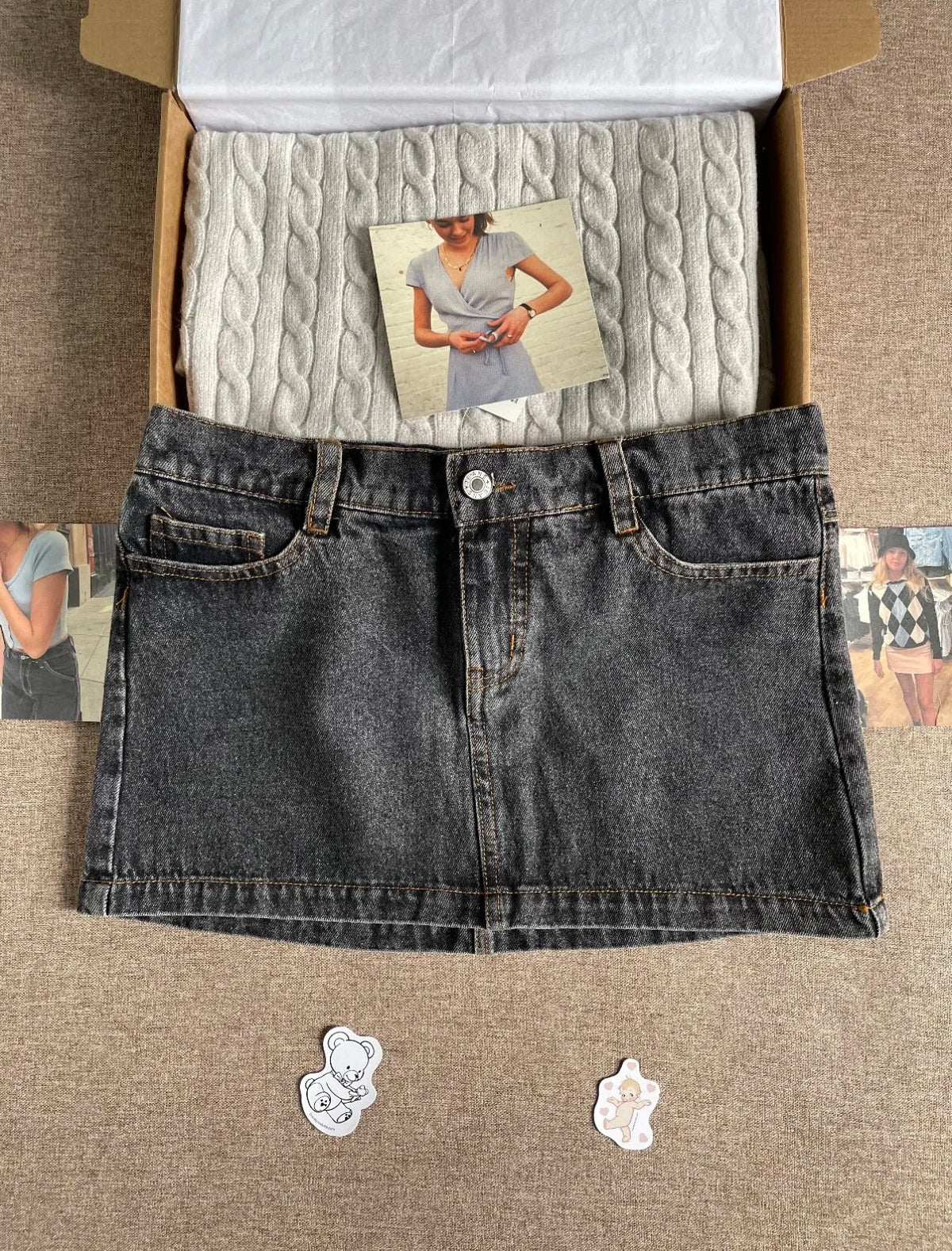 Cyflymder  Denim Mini Cargo Skirts Women Summer Streetwear Casual Cotton Slim Low Rise Skirt Female Vintage Sweet Preppy Style Faldas Y2K