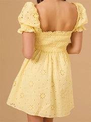 Cyflymder  Women s Ruffle Sleeve Floral Print V-Neck Wrap Dress with Tie Waist and Ruffle Hem Knee-Length A-Line Dress