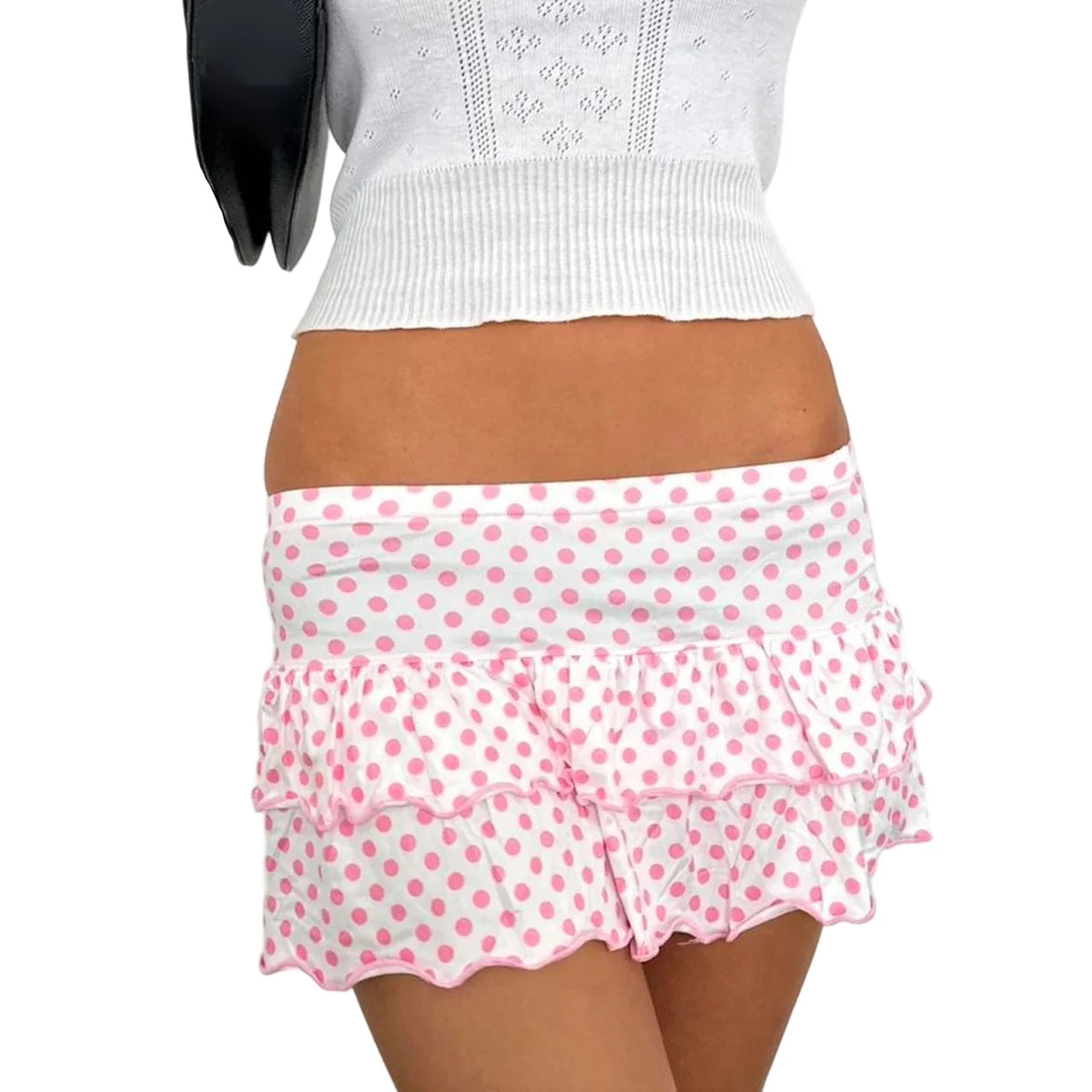 Cyflymder  Elegant Floral Print A-Line Midi Skirt for Women Vintage High Waist Pleated Knee Length Skirts with Pockets