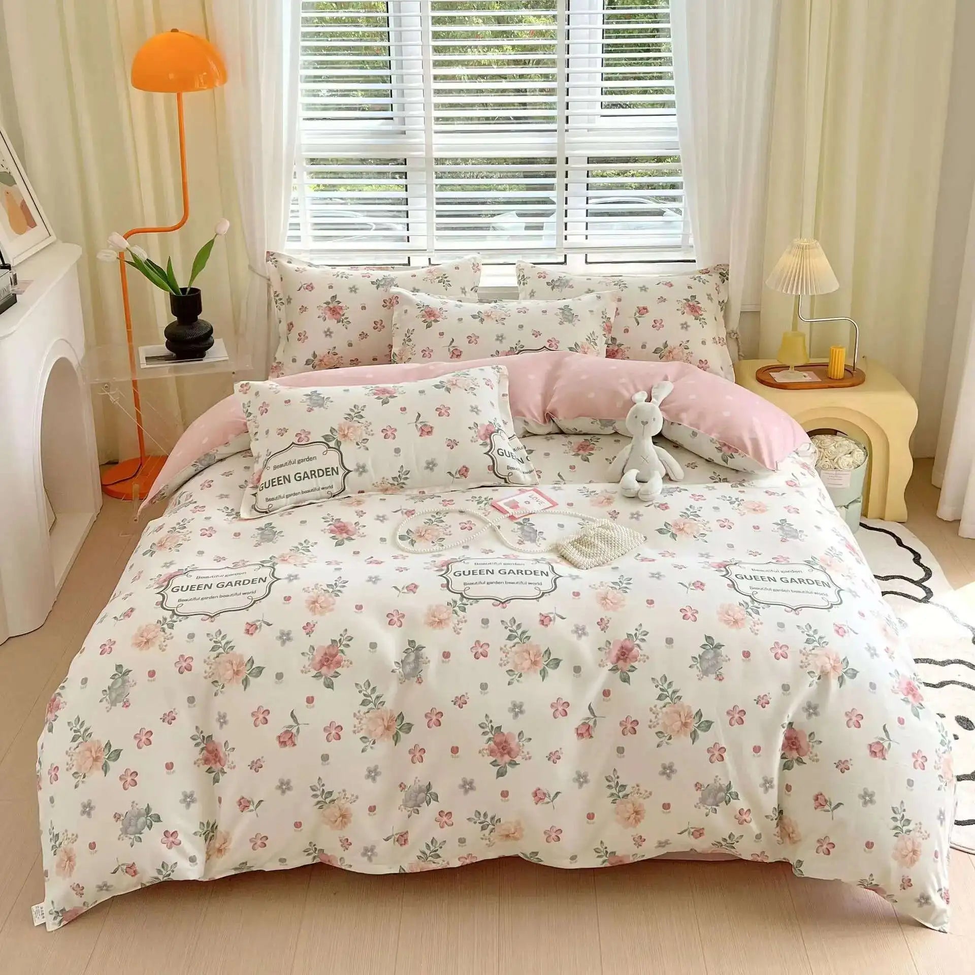 Cyflymder  New Cotton Duvet Cover, Long Staple Cotton Bed Sheet, Thickened And Brushed Four Piece Set, Student Dormitory Three Piece Set