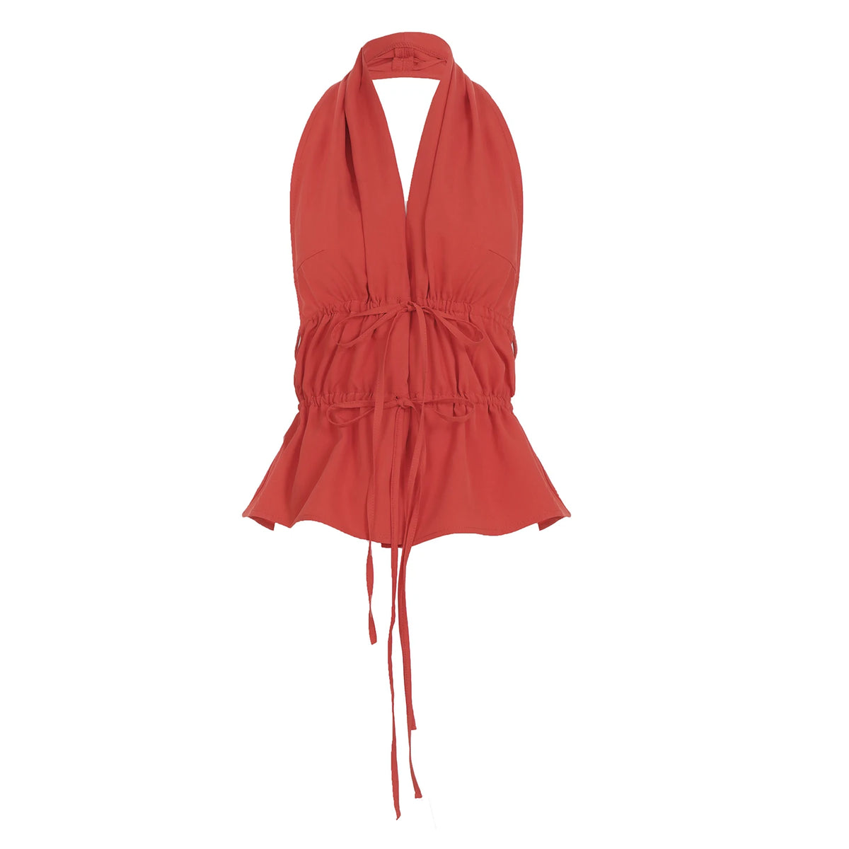 Cyflymder  Romore Orange Sexy Bal Beachside Summer Trendy Vest Faionable Cover-Up Strapl Crop Top for Holiday Wear