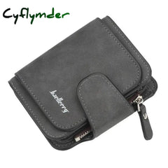 Baellerry Luxury Matte Leather Wallet Women Short Coin Pocket Card Holder Small Ladies Purse Money