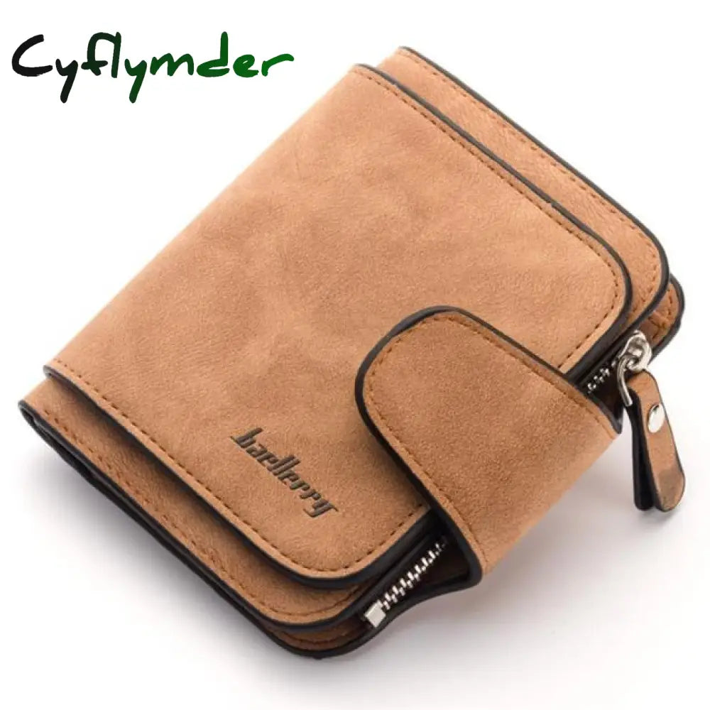 Baellerry Luxury Matte Leather Wallet Women Short Coin Pocket Card Holder Small Ladies Purse Money