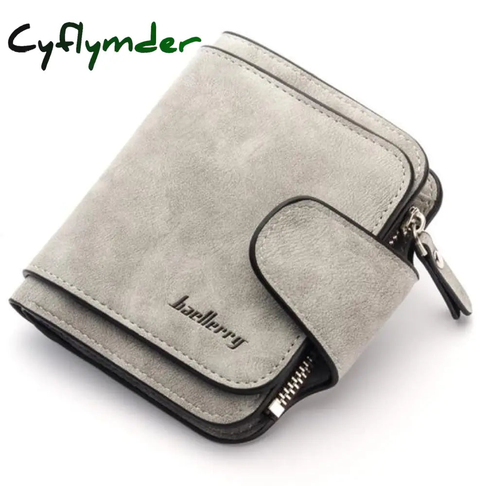 Baellerry Luxury Matte Leather Wallet Women Short Coin Pocket Card Holder Small Ladies Purse Money