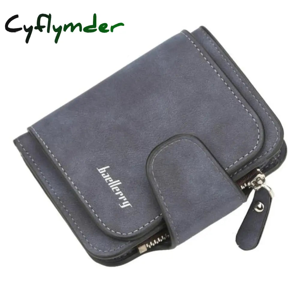 Baellerry Luxury Matte Leather Wallet Women Short Coin Pocket Card Holder Small Ladies Purse Money