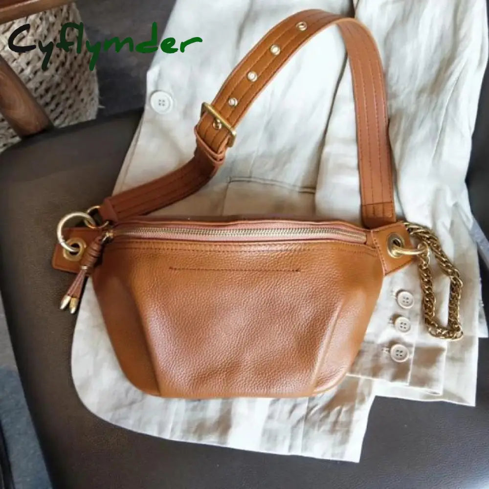 Briggs Belt Bag Waist Packs For Women Designer Brand Luxury Quality Female Genuine Leather Fanny