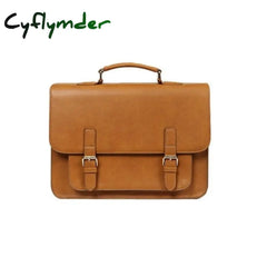 British Fashion Women Leather Handbag Briefcase Men Laptop Bag Girls Schoolbag Textbook Bags Boys