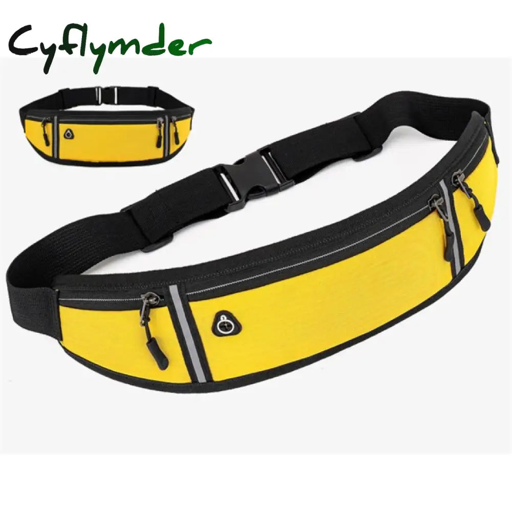 Buylor Running Waist Bag Sports Belt Pouch Mobile Phone Case Men Women Hidden Gym Sport Bags Pack