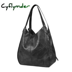 Buylor Women’s Handbags Vintage Luxury Leather Shoulder Bag Designers Large Modern Fashion Brand