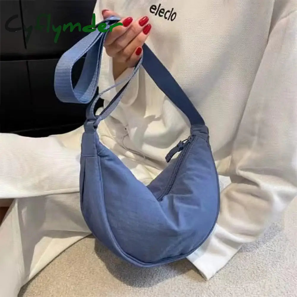 Casual Nylon Hobos Crossbody Bag For Women Designer Shoulder Bags Large Capacity Tote Lady Travel