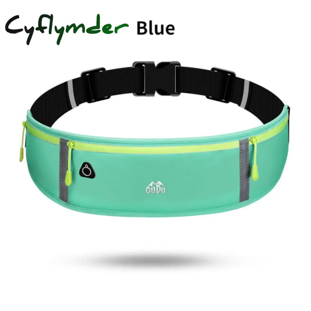 Colorful Waist Bag Waterproof Bum Bag Running Jogging Belt Pouch Zip Fanny Pack Sport Runner