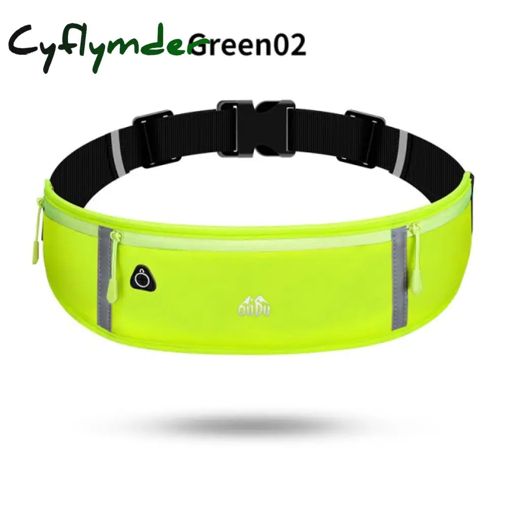 Colorful Waist Bag Waterproof Bum Bag Running Jogging Belt Pouch Zip Fanny Pack Sport Runner