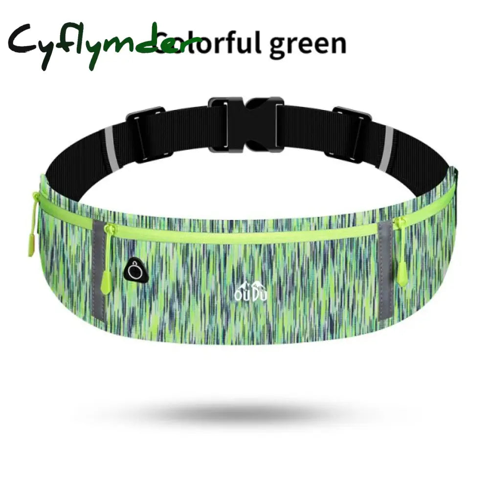 Colorful Waist Bag Waterproof Bum Bag Running Jogging Belt Pouch Zip Fanny Pack Sport Runner