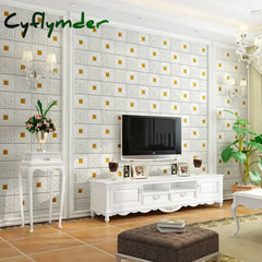 Cyflymder 1-10Pcs 3D Tile Brick Waterproof Wall Sticker Self-adhesive Foam Panel Wallpaper Bed Room Background Ceiling