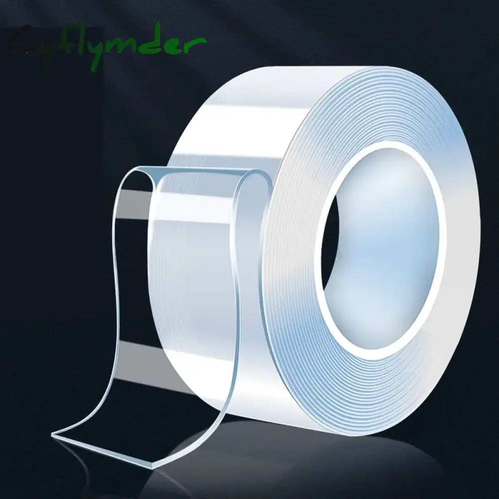 Cyflymder 1/3/5m Nano Tape Double-Sided Adhesive Tape Traceless Waterproof Tape For Bathroom Kitchen Sink Tap Gel