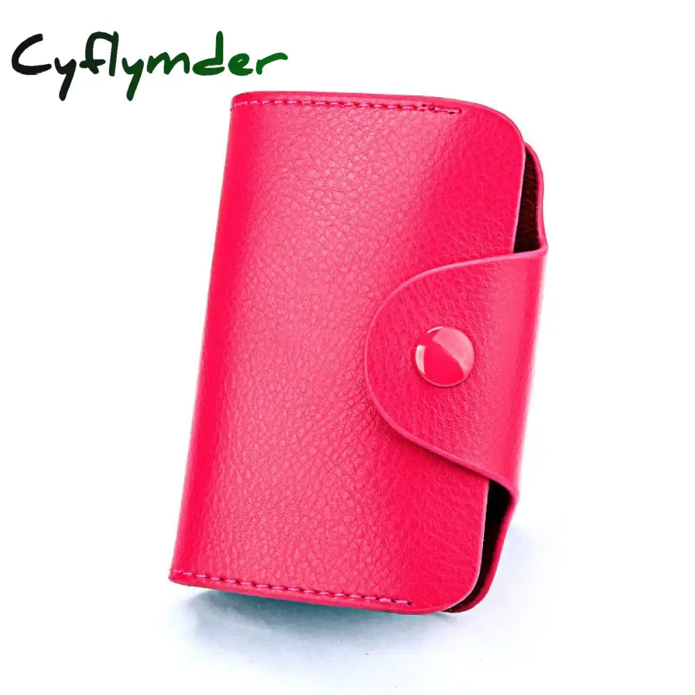 Cyflymder 1 Pc Men Card Holder Genuine Leather Business Wallet Women Credit Case Unisex Zipper Coin