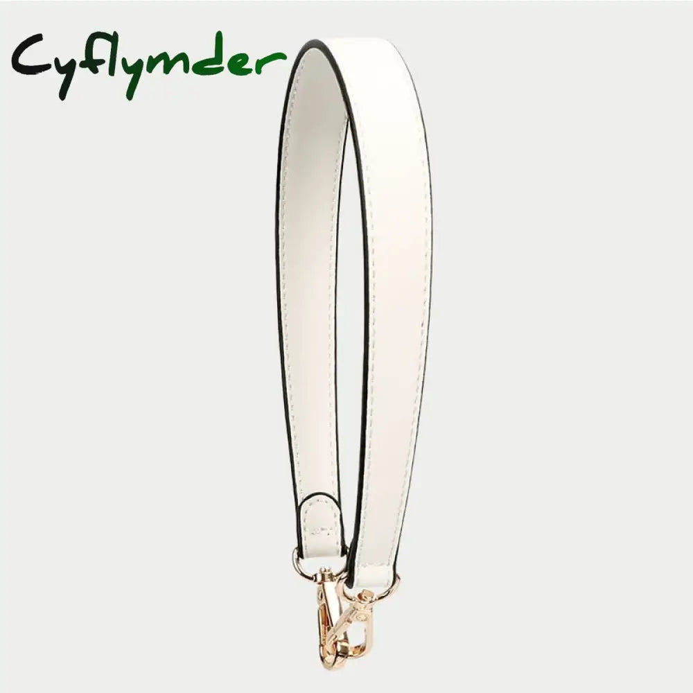 Cyflymder 100% Genuine Leather Bag Strap Handbags Handles For Handbag Short Purse Golden Buckle