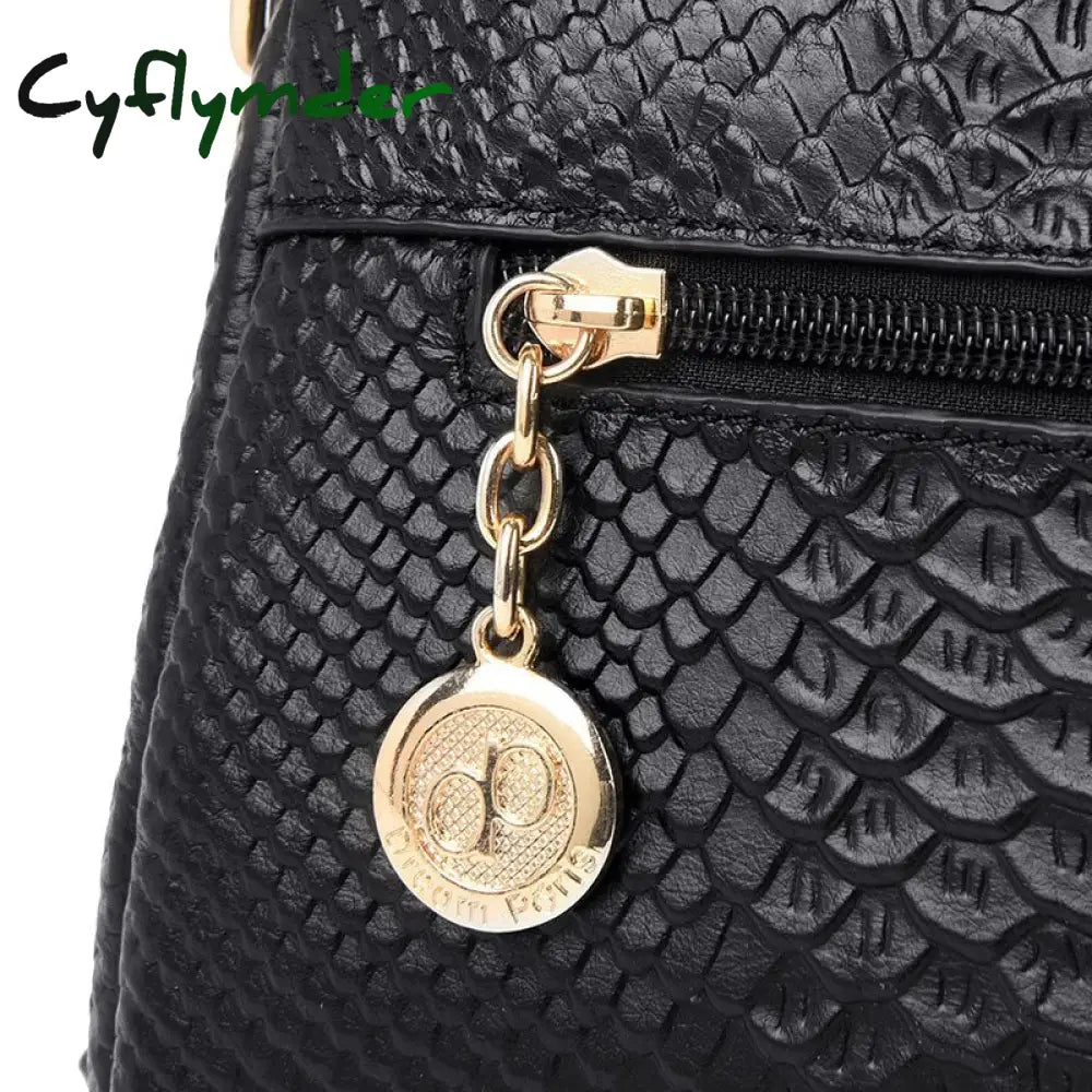 Cyflymder 100% Genuine Leather Women Shoulder Bags Fashion Luxury Handbags Women’s Bag Designer