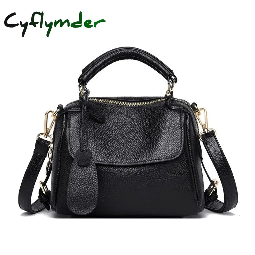 Cyflymder 100% Genuine Leather Women Shoulder Bags Fashion Luxury Handbags Women’s Bag Designer