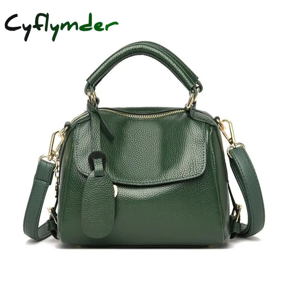 Cyflymder 100% Genuine Leather Women Shoulder Bags Fashion Luxury Handbags Women’s Bag Designer