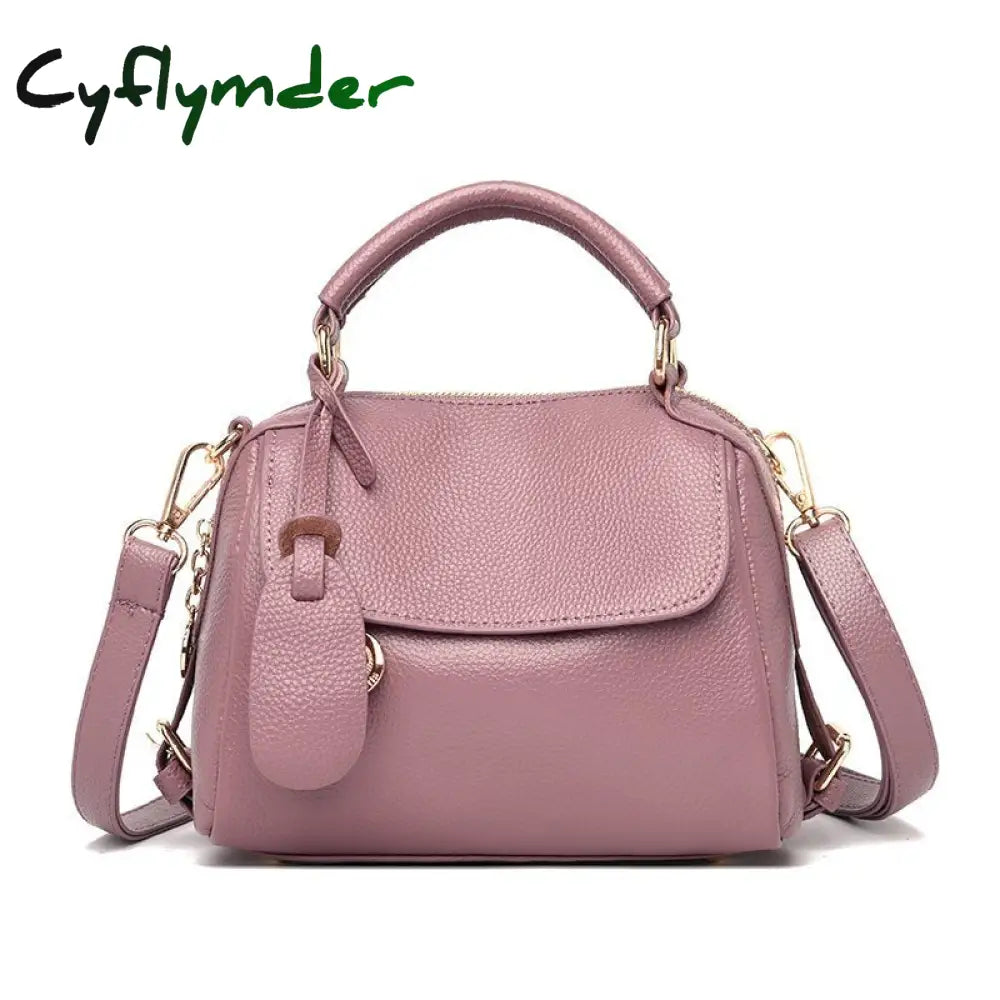 Cyflymder 100% Genuine Leather Women Shoulder Bags Fashion Luxury Handbags Women’s Bag Designer