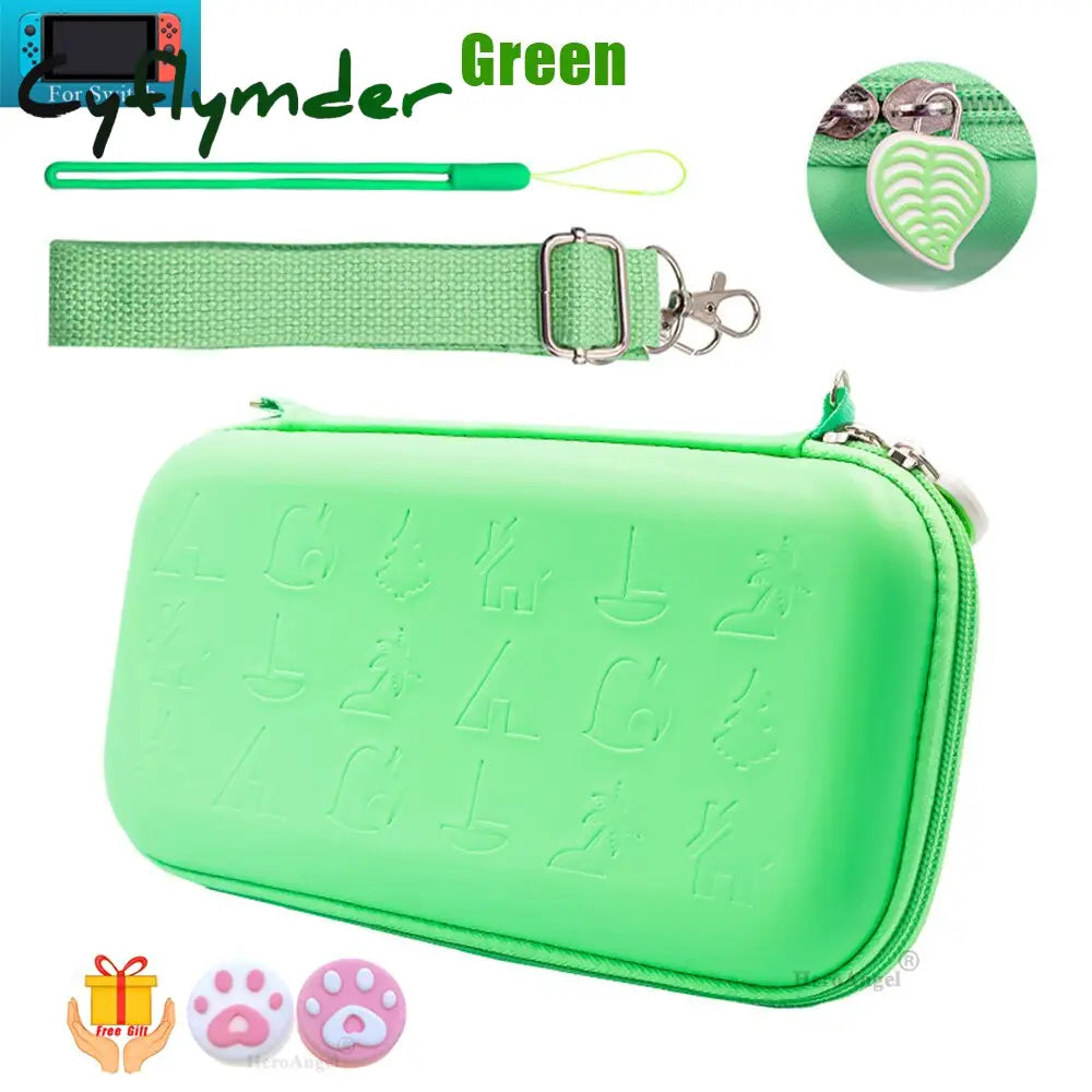 Cyflymder 12Cm*26Cm*5Cm Fruits Portable Shoulder Strap Lanyard Travel Storage Bag For Nintendo