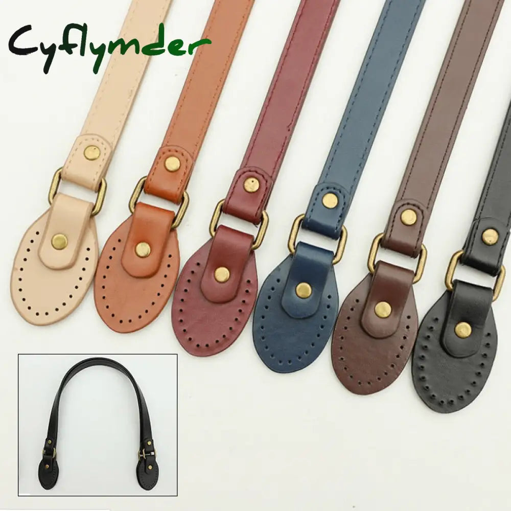 Cyflymder 1Pc 62 Cm Pu Hand Imitation Leather Cloth Diy Replacement Accessories For Handbags Bag