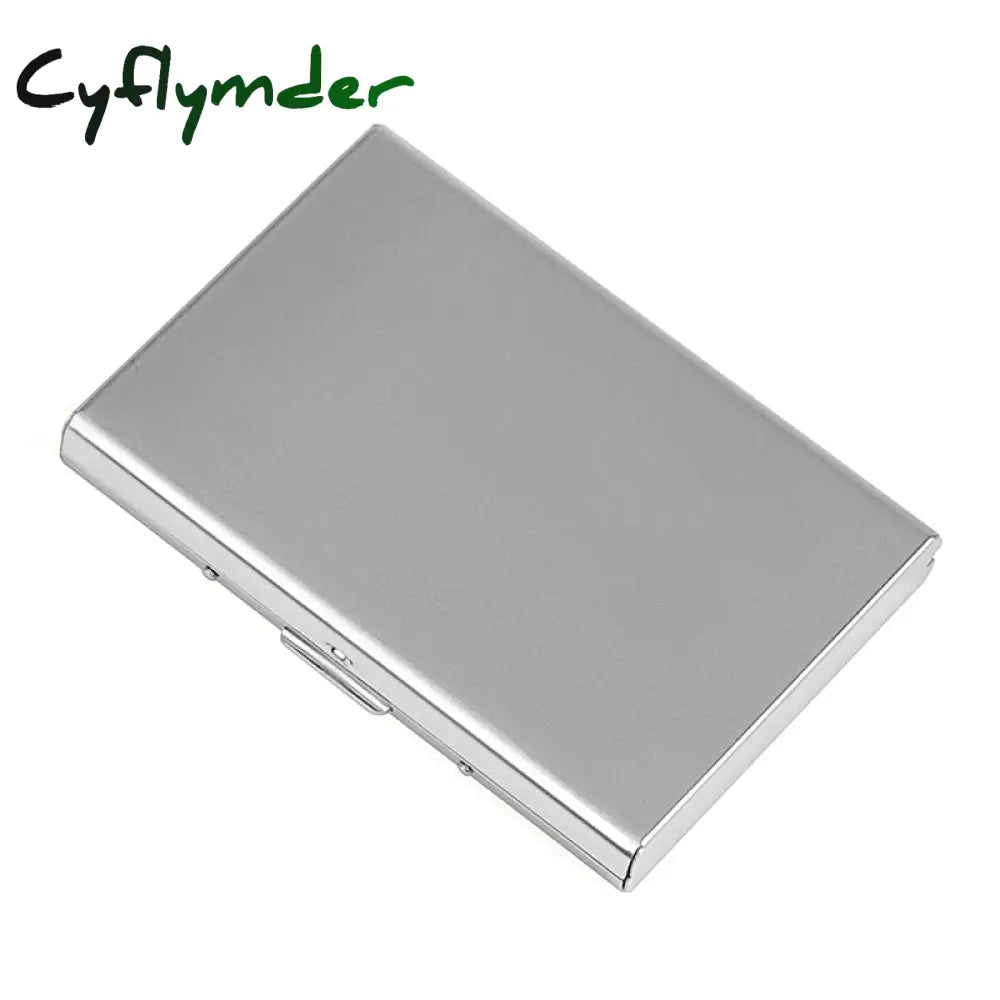 Cyflymder 1Pc Card Holder Men Rfid Blocking Aluminum Metal Slim Wallet Money Bag Anti-Scan Credit