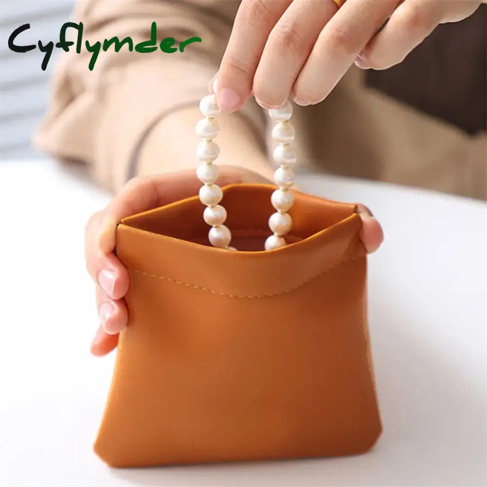 Cyflymder 1Pc Pu Earphone Coins Storage Bags Cosmetics Lipsticks Mouse Cable Holder Pouch Travel