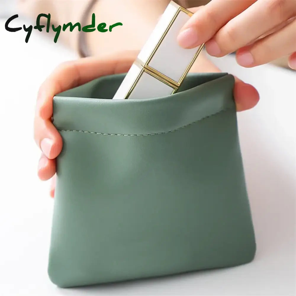 Cyflymder 1Pc Pu Earphone Coins Storage Bags Cosmetics Lipsticks Mouse Cable Holder Pouch Travel