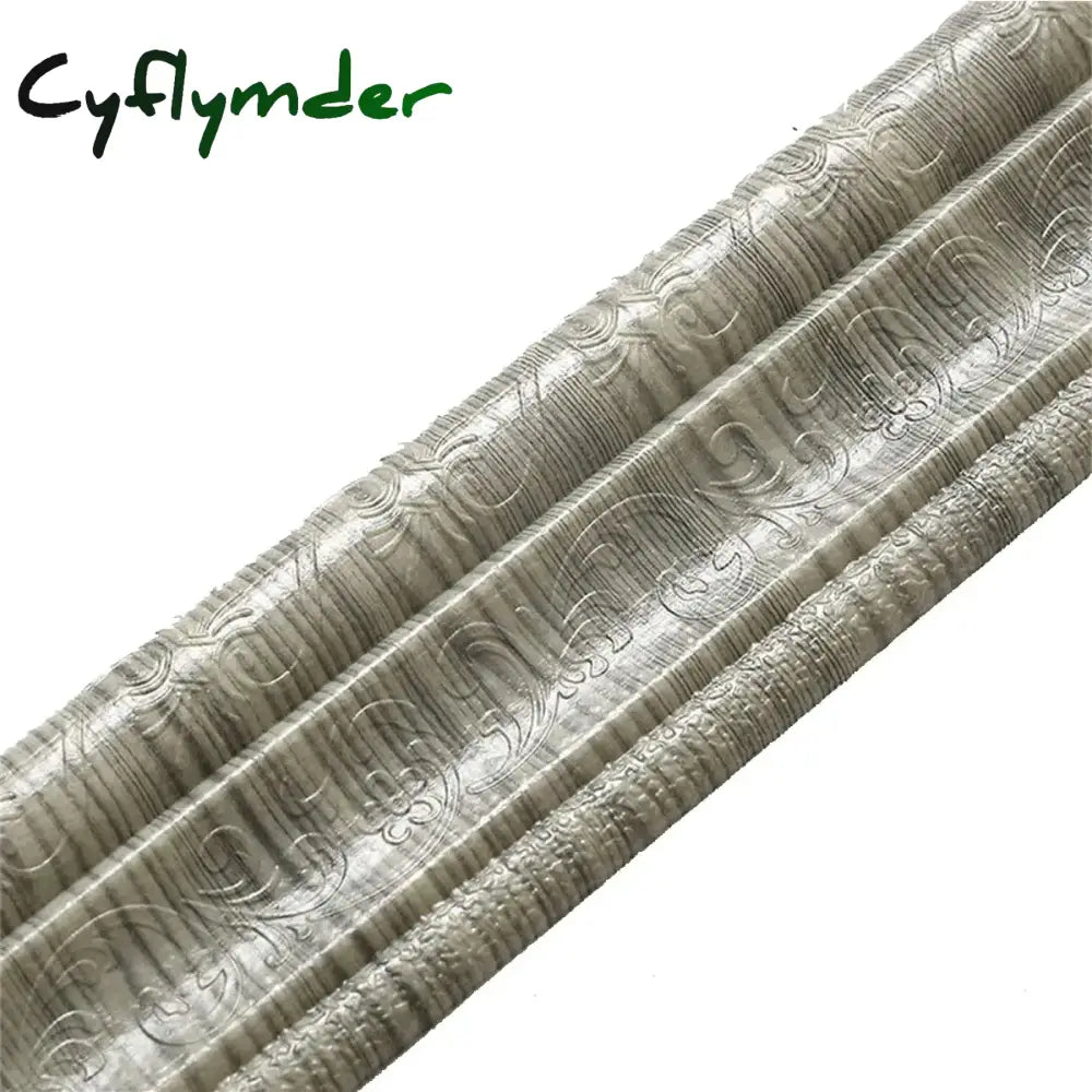 Cyflymder 230cmX8cm Self Adhesive 3D Wall Sticker Waist Line Skirting Line Three-Dimensional Foam Edge Border