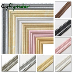 Cyflymder 230cmX8cm Self Adhesive 3D Wall Sticker Waist Line Skirting Line Three-Dimensional Foam Edge Border