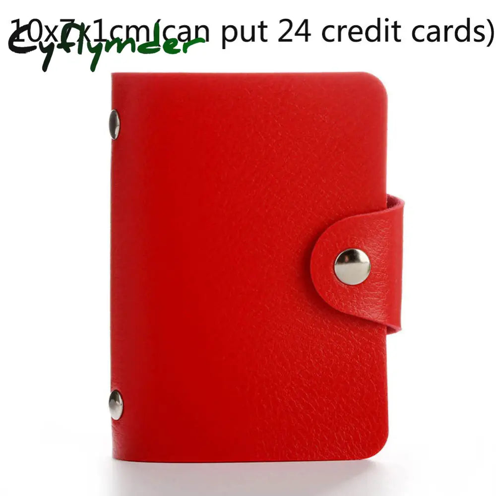 Cyflymder 26 Card Slots Holder With Button Photocard Id Photo Album Cute Cartoon Fruit Animal Print