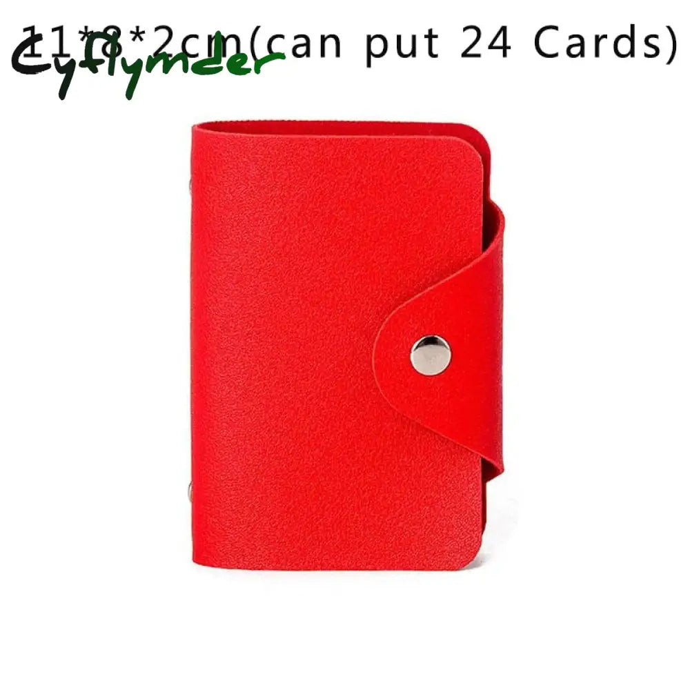 Cyflymder 26 Card Slots Holder With Button Photocard Id Photo Album Cute Cartoon Fruit Animal Print