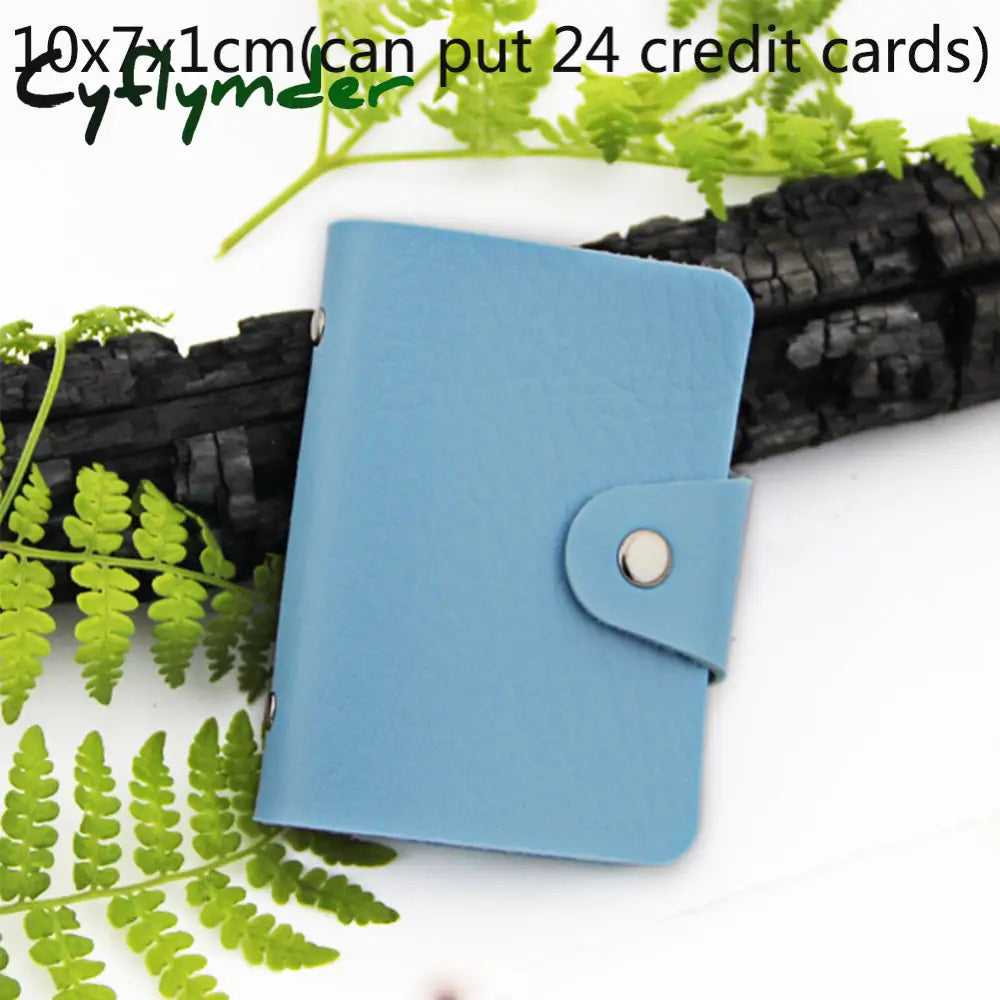 Cyflymder 26 Card Slots Holder With Button Photocard Id Photo Album Cute Cartoon Fruit Animal Print