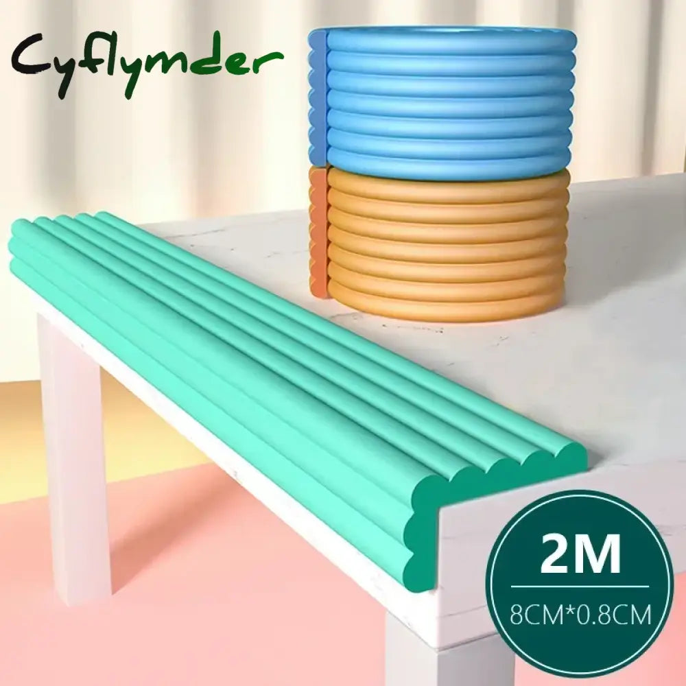 Cyflymder 2M Baby Safety Protection Strip Table Desk Edge Guard Strip Corner Protector Furniture Corners Children