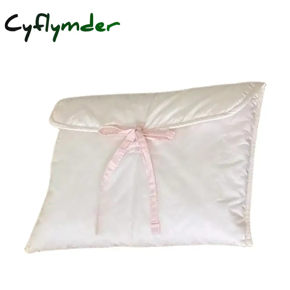 Cyflymder 2Pc Ballet Style Tablet Protective Case Laptop Tablet Storage Bag for 11 13 Inch Solid Color Tablet Pink Bow