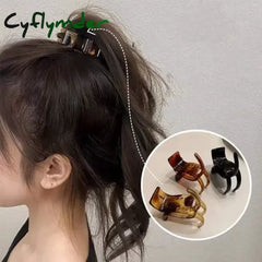 Cyflymder 2Pc Cute Kawai Hair Claw Clips For Women Girls Kids Children Hairpin Headband No Hurt To