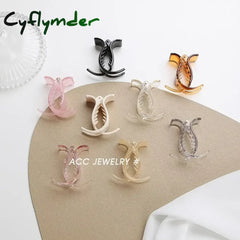 Cyflymder 2Pc Cute Kawai Hair Claw Clips For Women Girls Kids Children Hairpin Headband No Hurt To