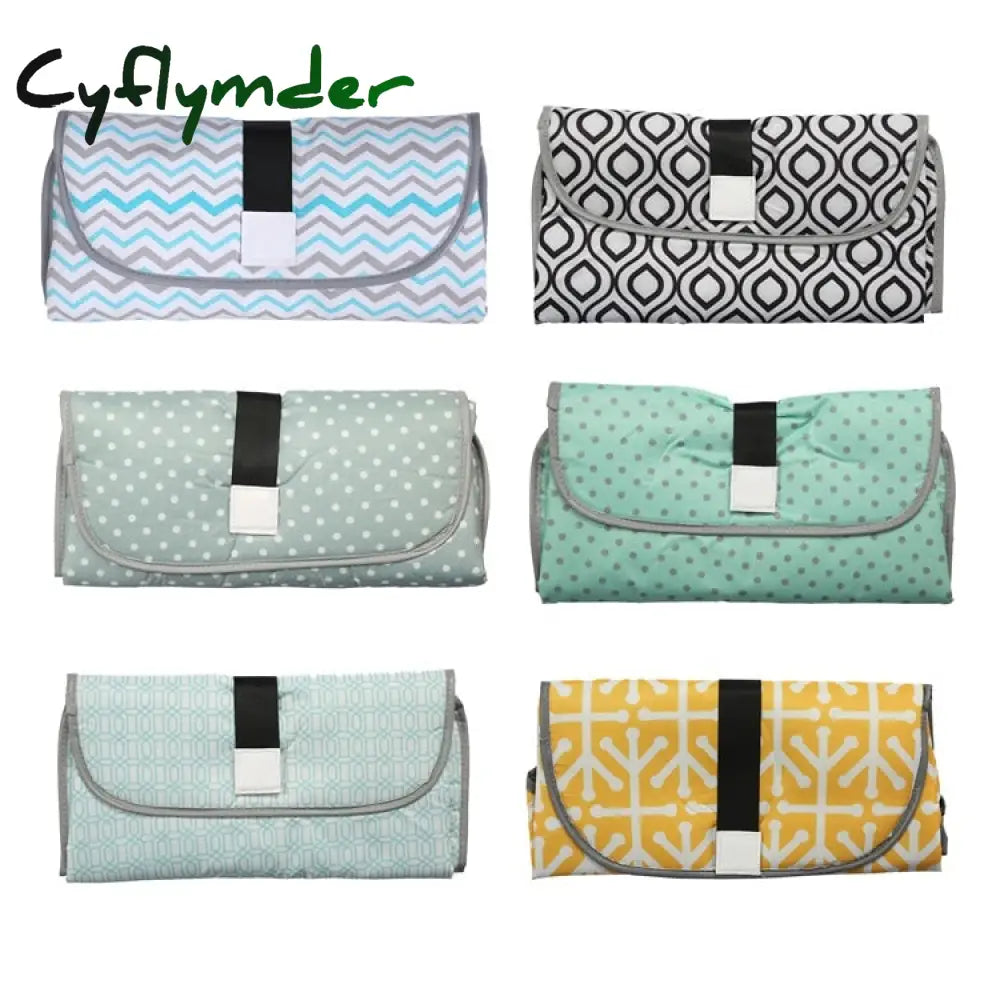 Cyflymder 3-In-1 Baby Changing Pads Multifunctional Portable Infant Foldable Urine Mat Waterproof