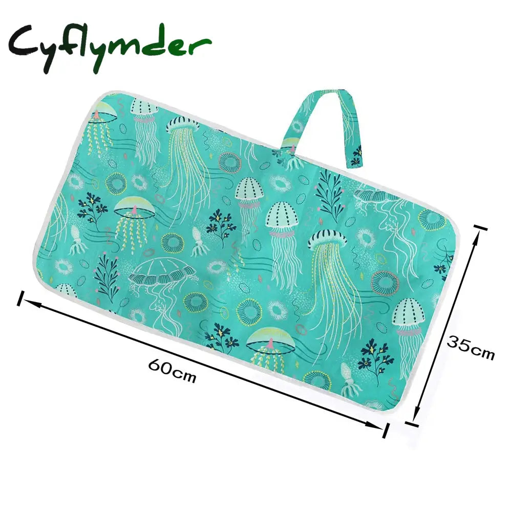 Cyflymder 3-In-1 Baby Changing Pads Multifunctional Portable Infant Foldable Urine Mat Waterproof