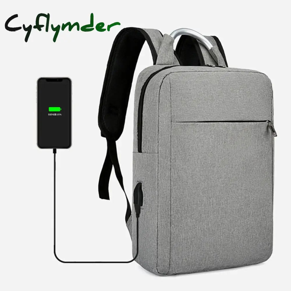 Cyflymder 3 Pcs Sets Laptop Backpack Business Men Women Travel Shoulder Backpacks School Bag