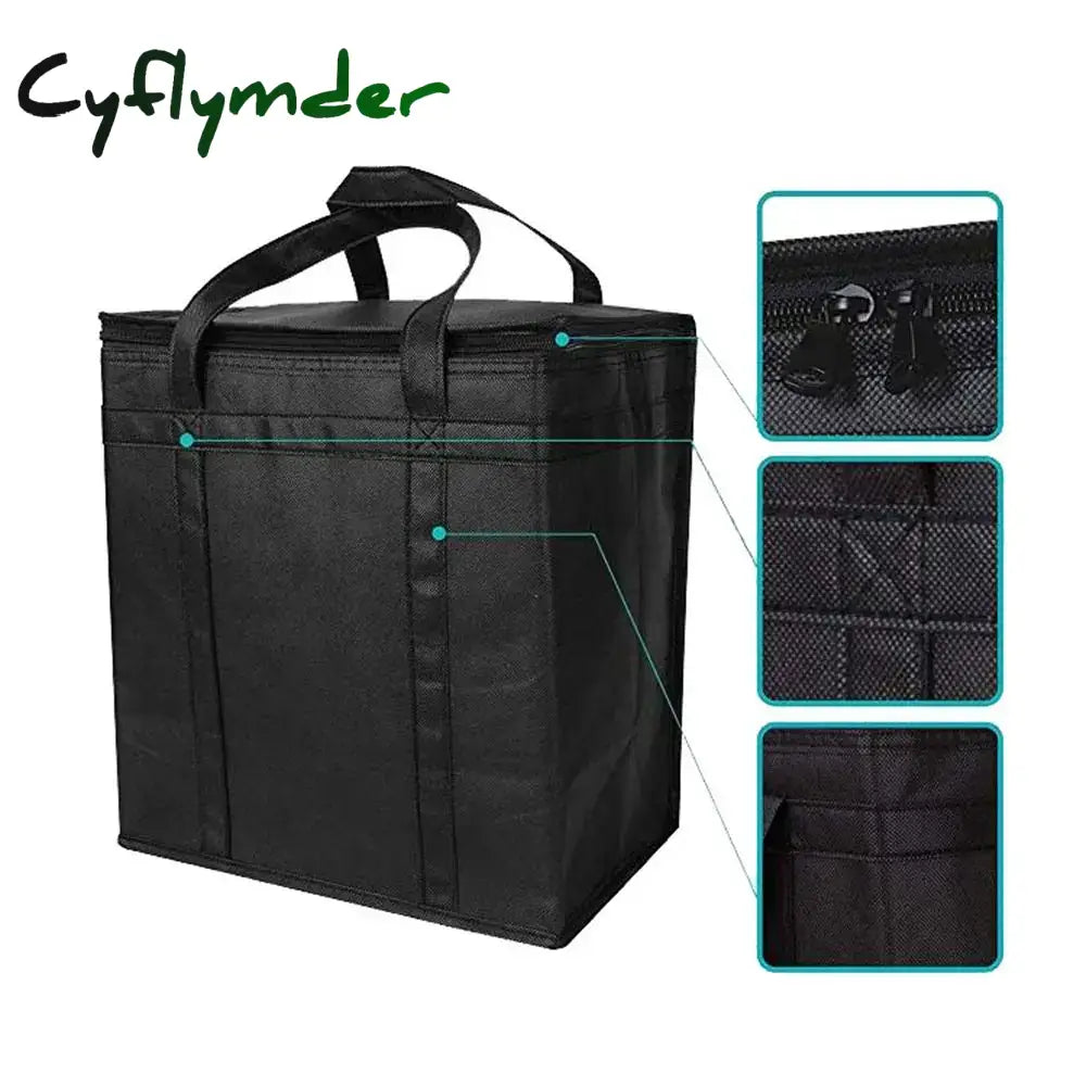 Cyflymder 31L Extra Large Travel Lunch Bag Camping Cooler Box Picnic Drink Ice Insulated Cool Food