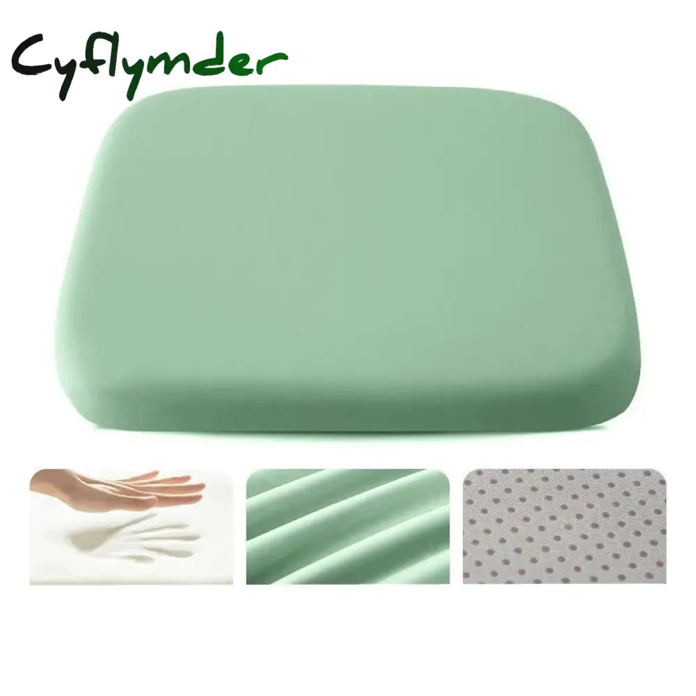 Cyflymder 40x40cm Memory Foam Seat Cushion Memory Cotton Office Student Seat Cushion Hemorrhoid Cushion Prolonged