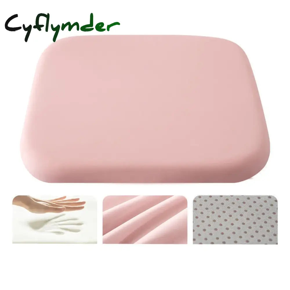 Cyflymder 40x40cm Memory Foam Seat Cushion Memory Cotton Office Student Seat Cushion Hemorrhoid Cushion Prolonged