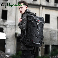 Cyflymder 50L Waterproof Travel Backpack Men Women Multifunction 17.3 Laptop Backpacks Male Outdoor